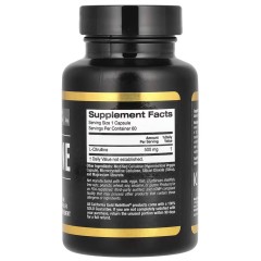 California Gold Nutrition, Sport, L-цитруллин, Kyowa Hakko, 500 мг, 60 растительных капсул
